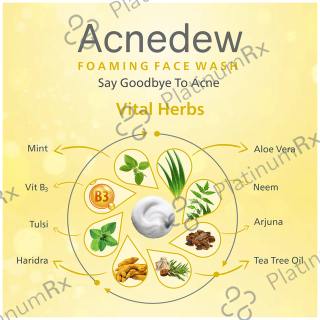 Acnedew pH 5.5 Foaming Face Wash