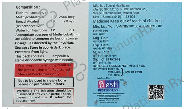 Redivit 2500 Injection 2ml