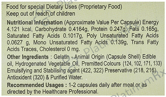 R Bex Gold Soft Gelatin Capsule 10s