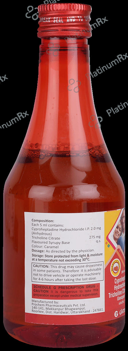 Glencyper Plus Syrup Strawberry 200ml