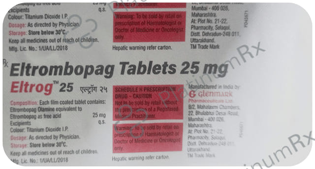 Eltrog 25mg Tablet 7s