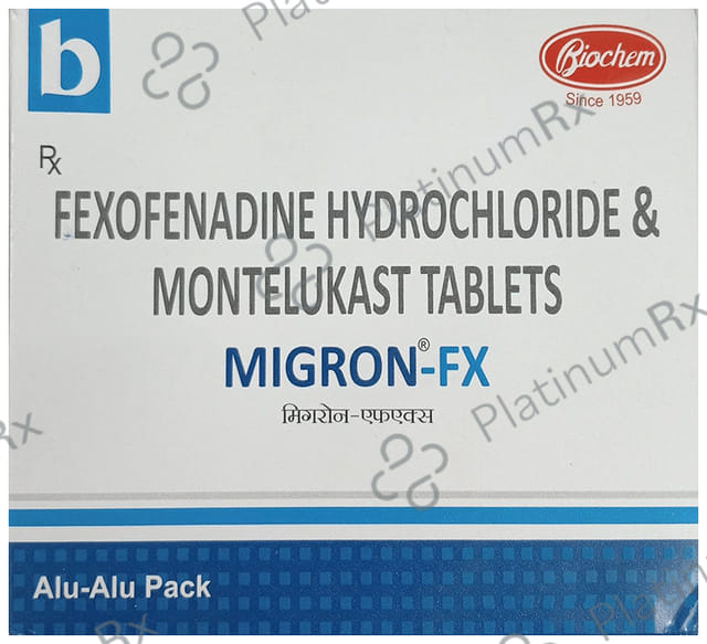 Migron FX 120/10mg Tablet 10s
