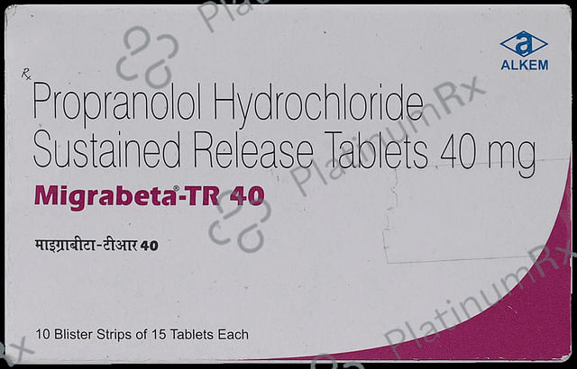 Migrabeta TR 40mg Tablet 15s