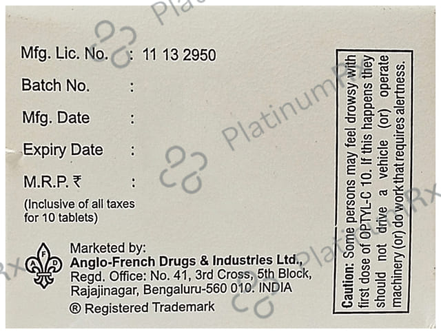 Optyl-C 10 Tablet