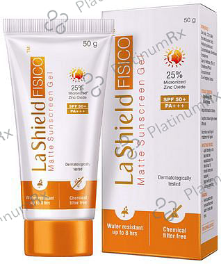 La Shield Fisico Matte SPF 50 Sunscreen Gel 50gm