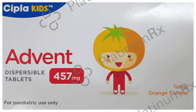 Advent 457mg Tablet DT Tangy Orange 10s