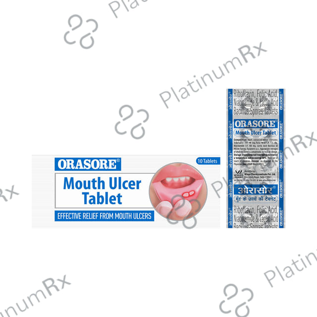 Orasore Mouth Ulcer Tablet 10s