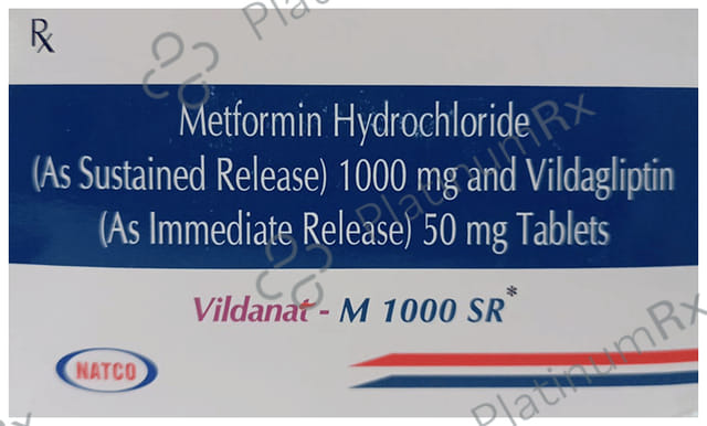 Vildanat M 1000 Tablet SR 10s