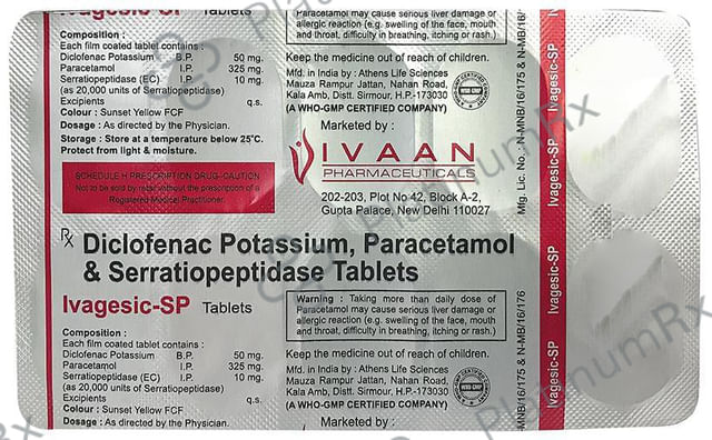 Ivagesic-SP Tablet