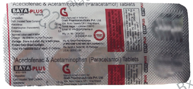 Baya Plus 100/325mg Tablet 10s