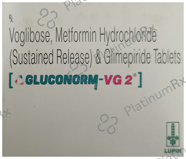 Gluconorm VG 2/500/0.2mg Tablet SR 15s