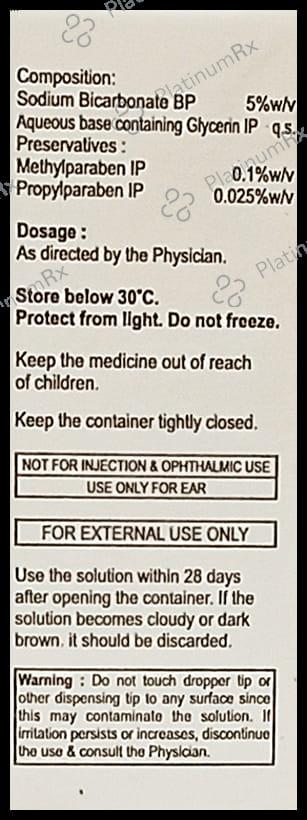 Waxsoft 5% Ear Drop 10ml