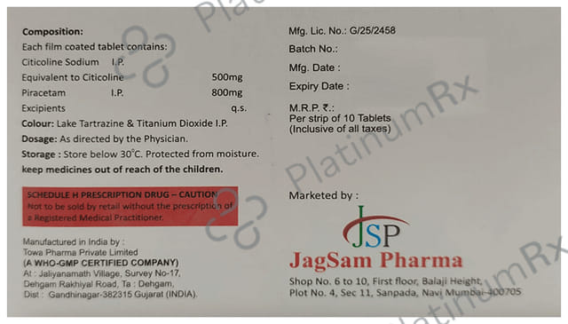 Citisave P 500mg/800mg Tablet