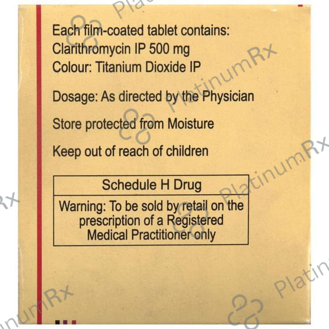 Clarbact 500mg Tablet 4s