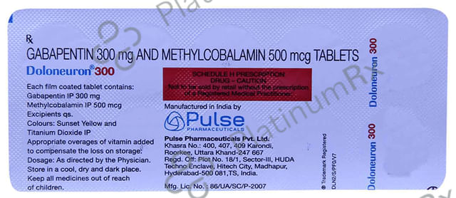 Doloneuron 300mg/500mcg Tablet 10s