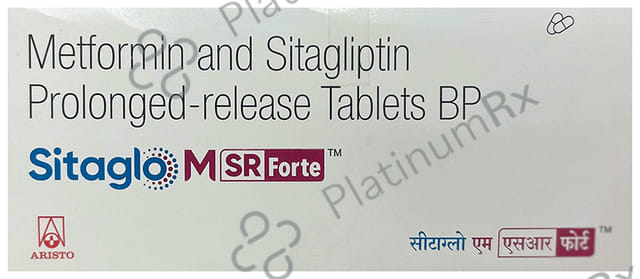 Sitaglo M Forte 1000/100mg Tablet PR 15s