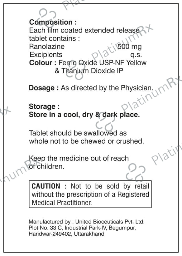 Ranomend 500 ER Tablet