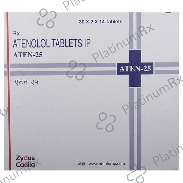 Aten 25mg Tablet 14s
