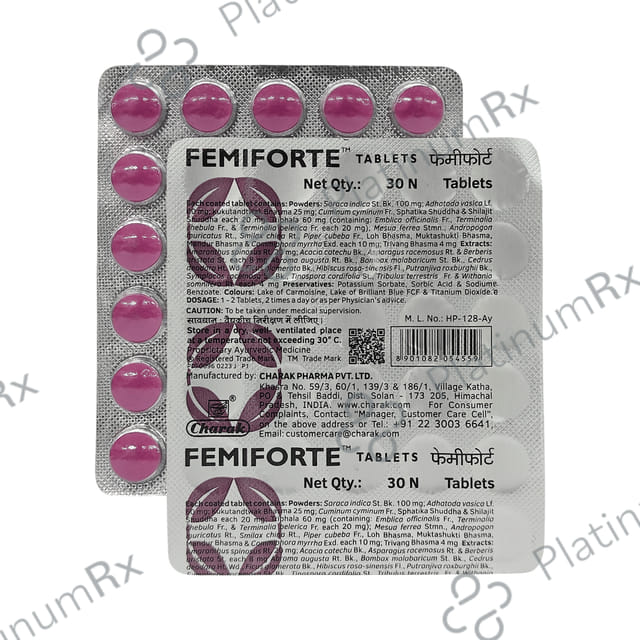 Charak Femiforte Tablet 30s