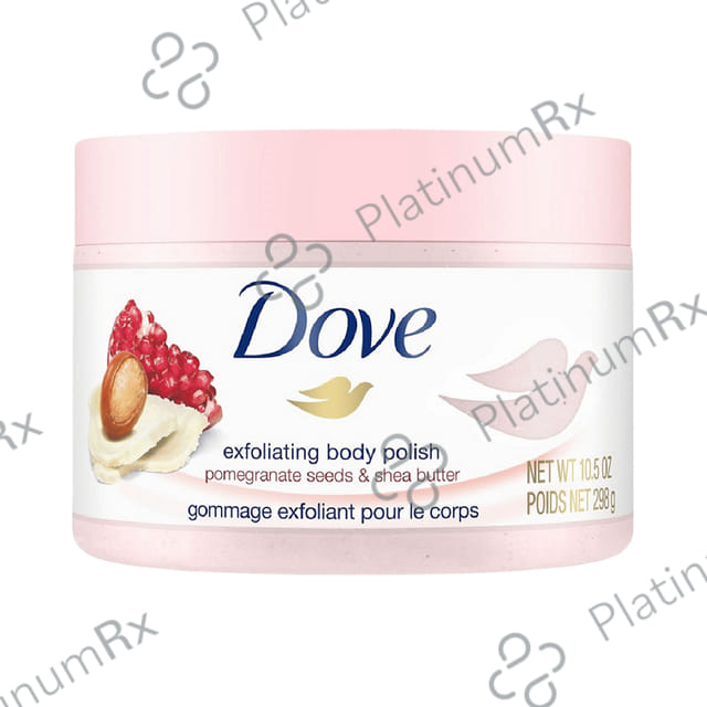 Dove Exfoliating Body Polish Pomegranate Seeds and Shea Butter