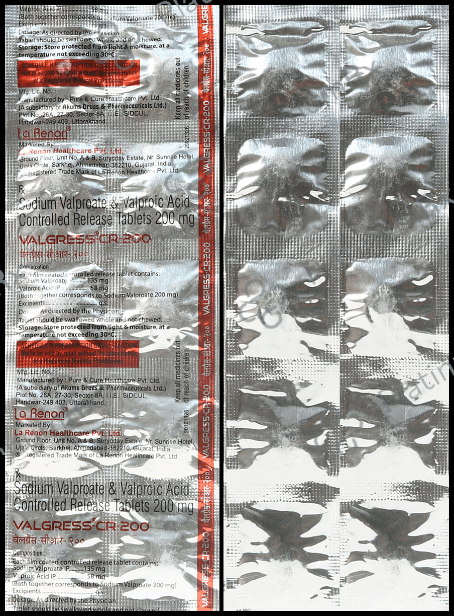 Valgress CR 200 133.5/58mg Tablet 10s