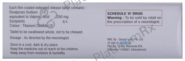 Diprate OD 250mg Tablet ER 10s