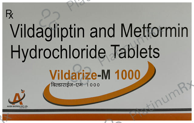 Vildarize M 1000mg/50mg Tablet
