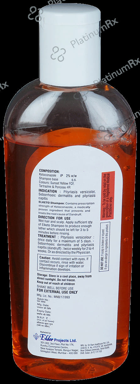 Elketo Shampoo 100 Shampoo