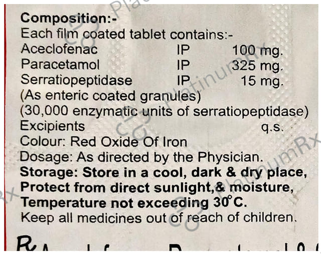 Zenac SP Tablet