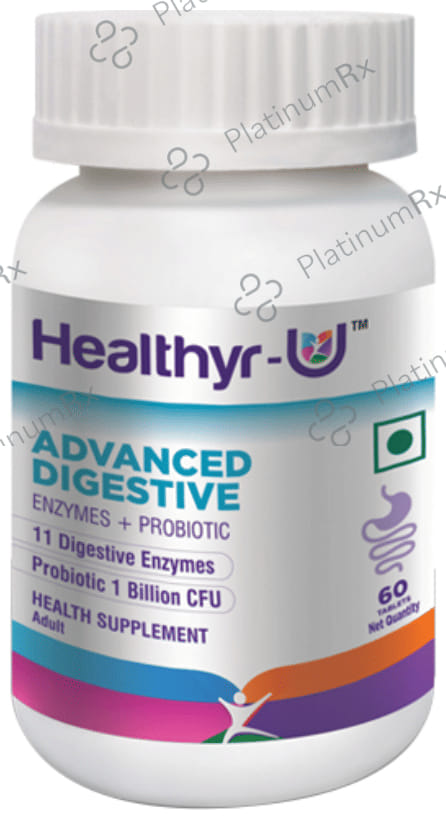 Healthyr U Advanced Digestive Enzymes + Probiotic Tablet 60s
