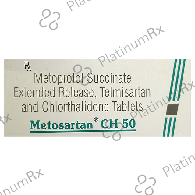 Metosartan CH 12.5/50/40mg Tablet ER 10s