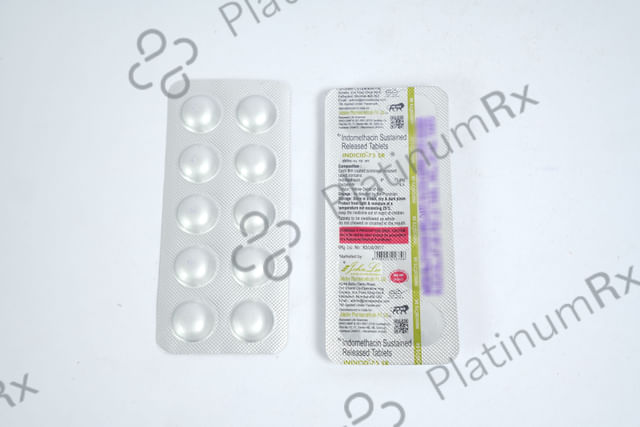 Indicid 75mg Tablet SR 10s