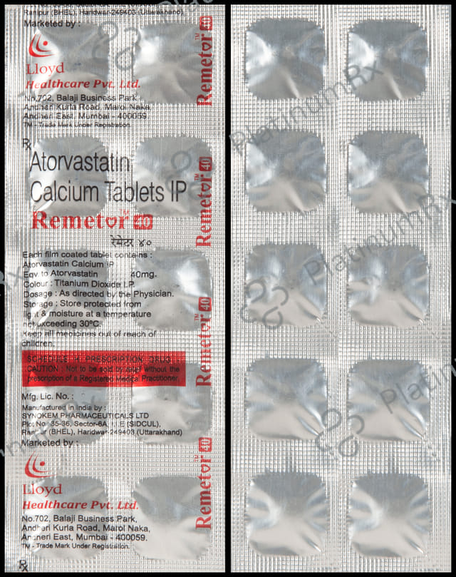 Remetor 40mg Tablet 10s