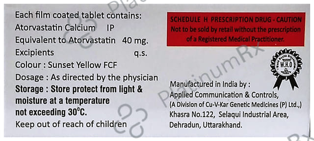 Lipiviron 40 Tablet