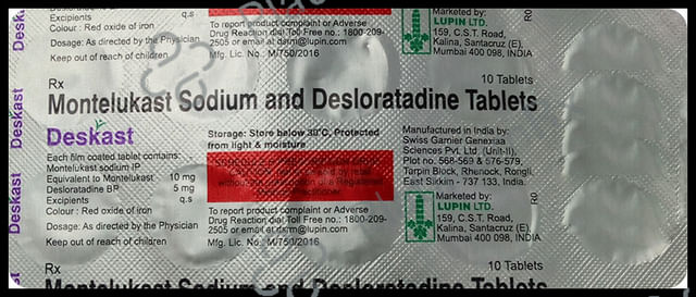 Deskast 5/10mg Tablet 10s