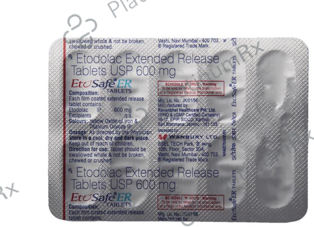 Etosafe 600mg Tablet ER 10s