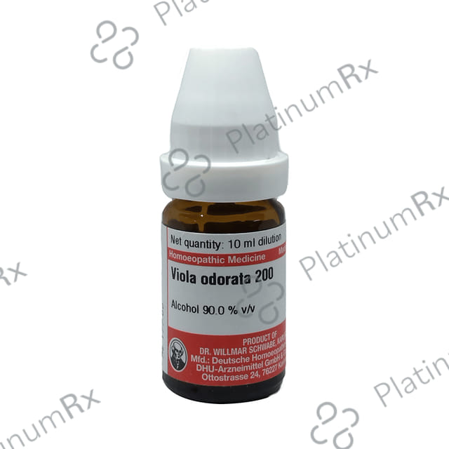 Dr Willmar Schwabe Germany Viola Odorata Dilution 200
