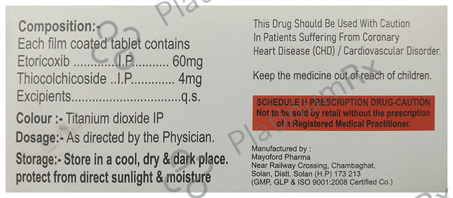 Etorit MR Tablet 10s Ritsan Health Pvt