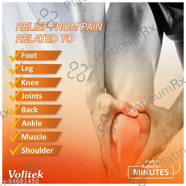 Volitek Pain Relief Gel (30gm Each) 2 Tube