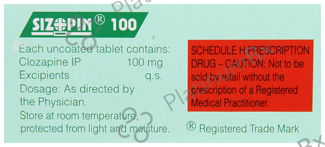 Sizopin 100mg Tablet 10s