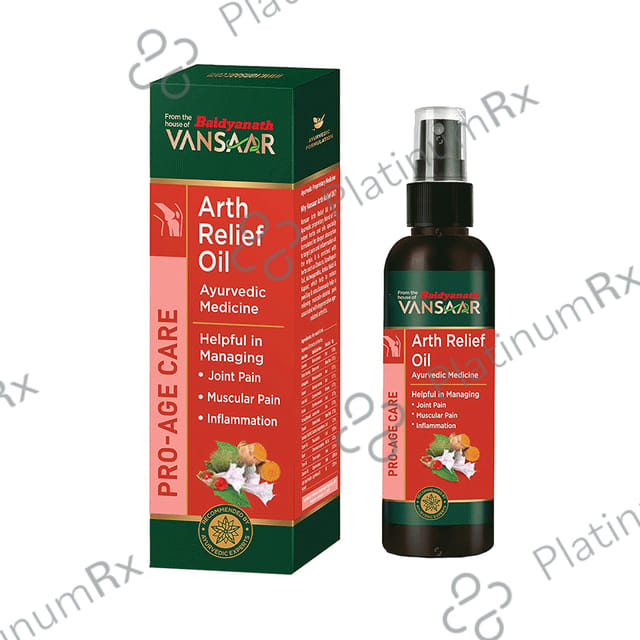 Vansaar Arth Relief Oil- Ayurvedic Joint & Muscle Pain Relief Oil 50 ml