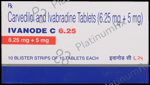 Ivanode C 6.25/5mg Tablet 10s