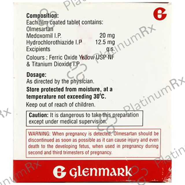Olmax H 12.5/20mg Tablet 10s