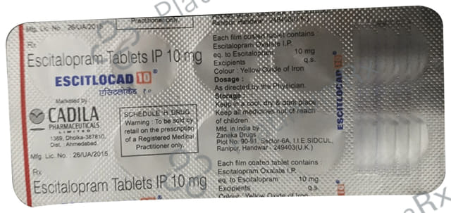 Escitlocad 10 Tablet