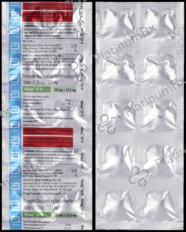 Winbp H 12.5/20mg Tablet 10s