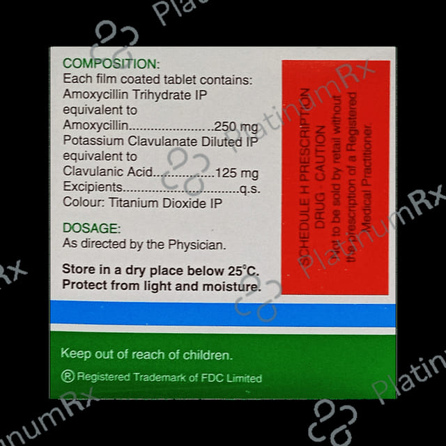 Flemiclav 375mg Tablet 10s