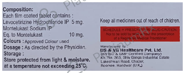 Levodam M 5/10mg Tablet 10s