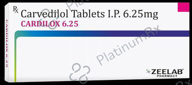 Cardilox 6.25mg Tablet 10s