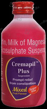 Cremapil Plus Oral Suspension Mixed Fruit Sugar Free 170ml
