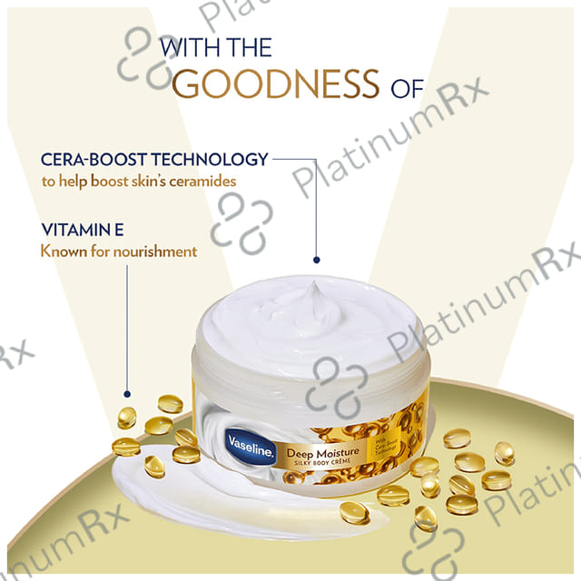 Vaseline Deep Moisture Silky Body Creme